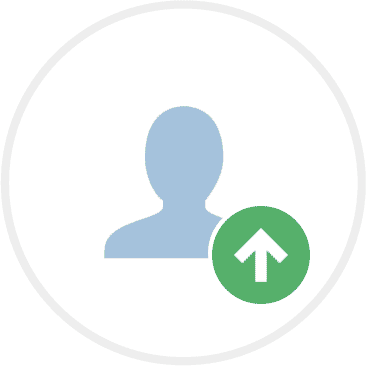 Icon User Up